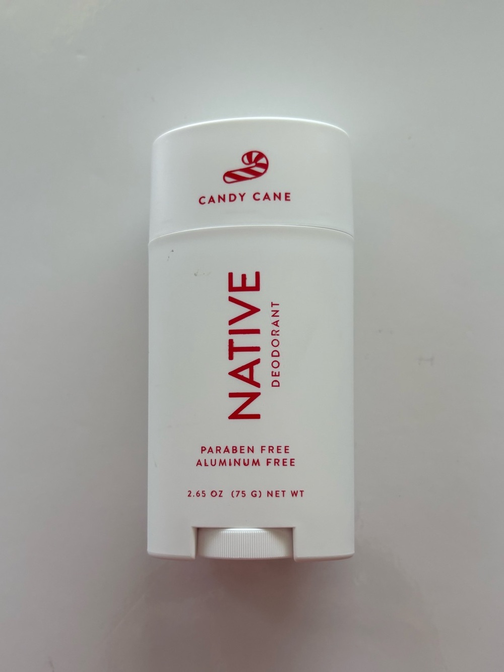 NWOT Native Deodorant Stick -  Candy Cane  2.65 oz / 75 g